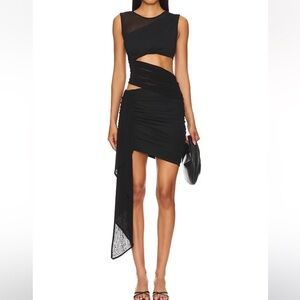 Nazia Mini Dress in Black NBD